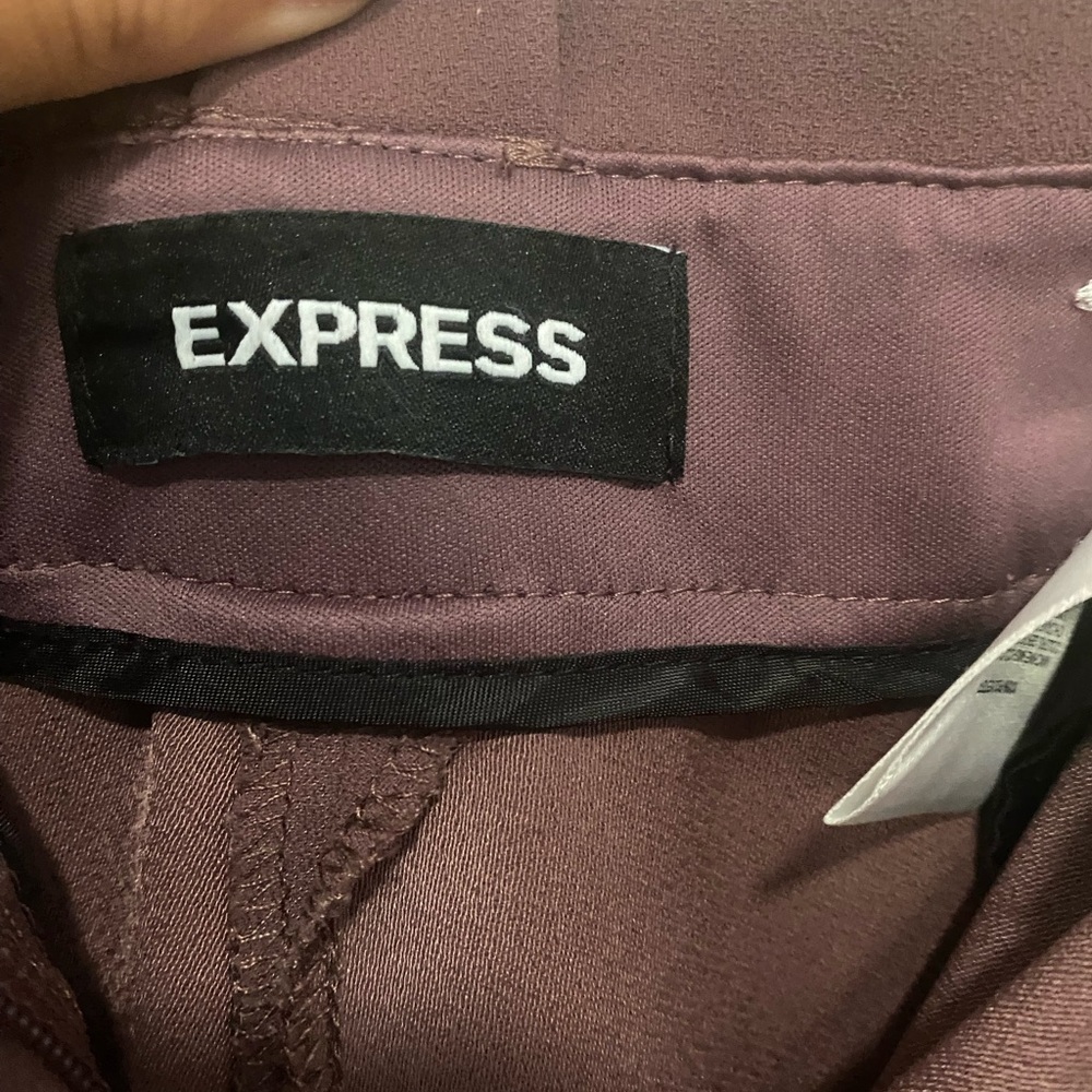 Express Mauve High Rise Ankle Pants Size 6 R - Picture 5 of 6